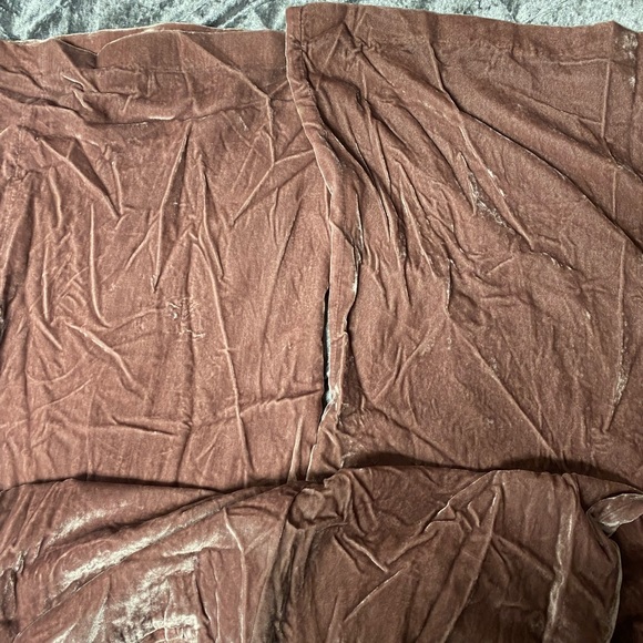 Wide Leg Velvet Maternity Pants - Picture 2 of 4